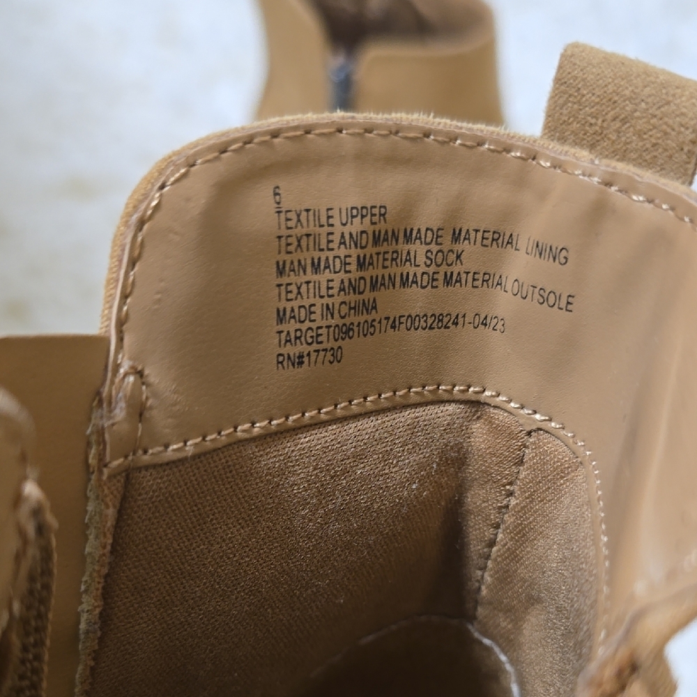 Universal Thread Tan Ankle Booties - Picture 5 of 6